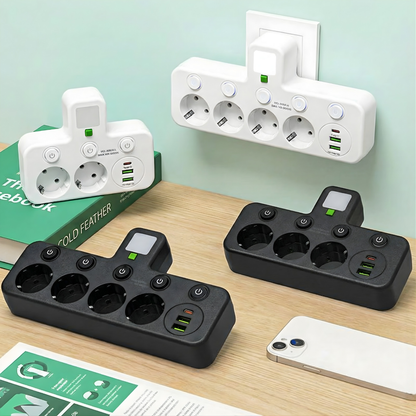 PlugWise™ – Smart Grenuttag med USB Laddningshub