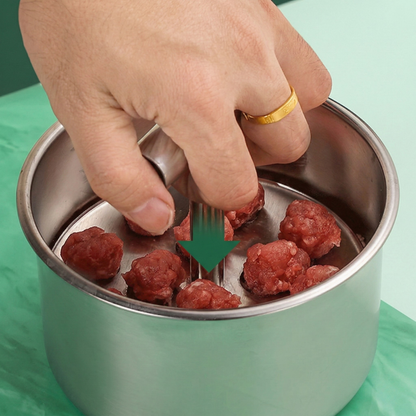 ChefRoll™ – Köksverktyg i Rostfritt Stål för Formning av Köttbullar