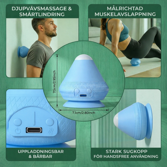 EasePoint™ – Triggerpunkt Självmassageboll med Sugkopp