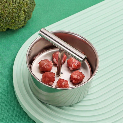 ChefRoll™ – Köksverktyg i Rostfritt Stål för Formning av Köttbullar