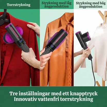 SteamPro™ – Handhållen 2-i-1 Bärbar Klädångare