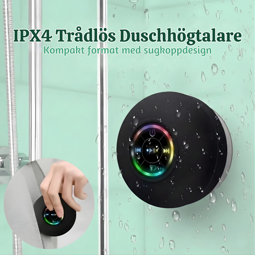 AquaTune™ – Vattentät Bluetooth Duschhögtalare