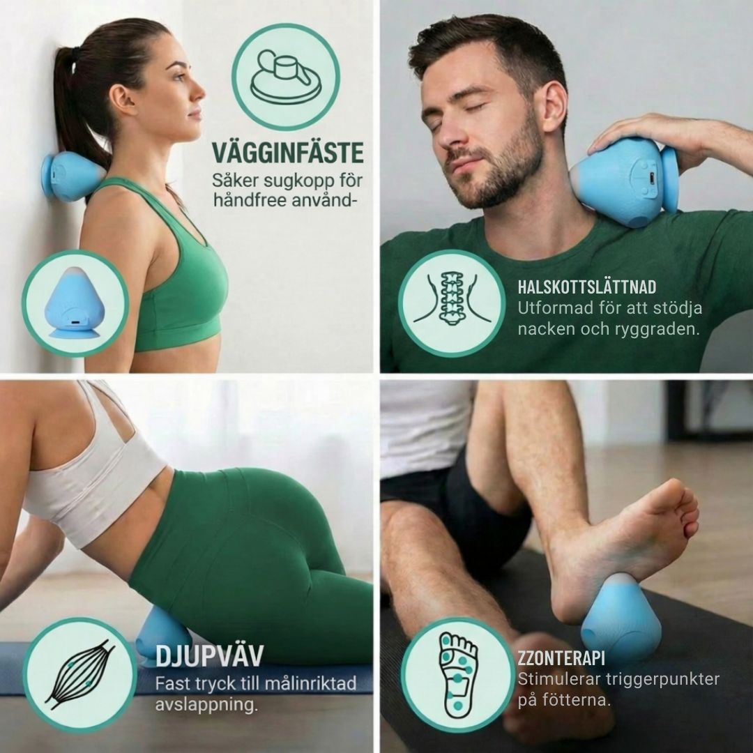 EasePoint™ – Triggerpunkt Självmassageboll med Sugkopp
