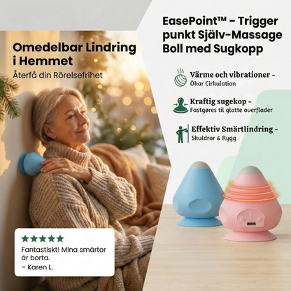 EasePoint™ – Triggerpunkt Självmassageboll med Sugkopp