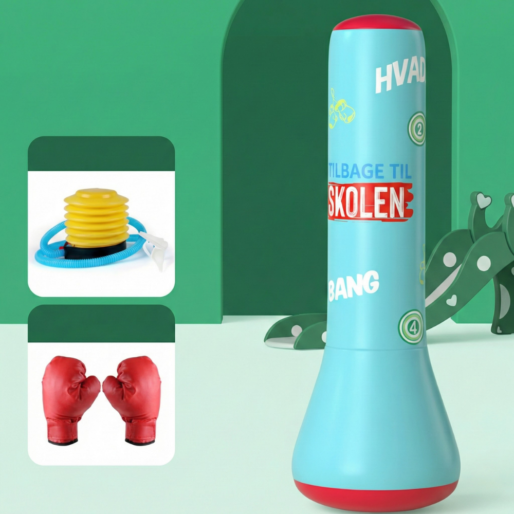 PunchPal™ – Uppblåsbar Boxningssäck för Förälder och Barn