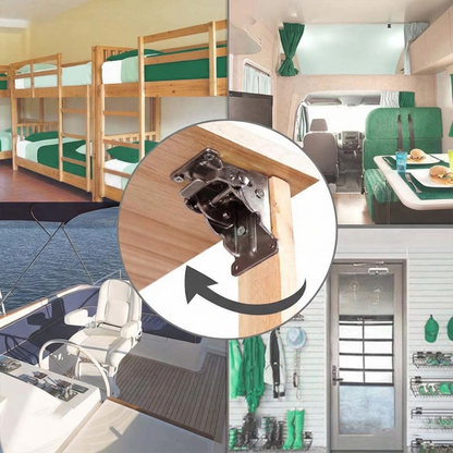 FlexHinge™ – Justerbart 90° Självlåsande Vikgångjärn