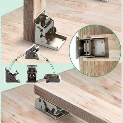 FlexHinge™ – Justerbart 90° Självlåsande Vikgångjärn