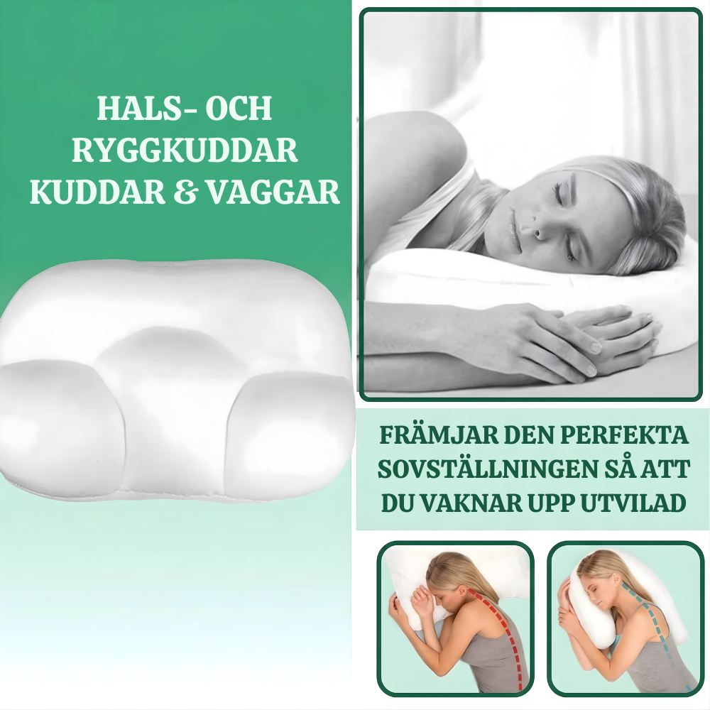 CloudCradle™ – Ergonomisk Microbead Sovstödskudde