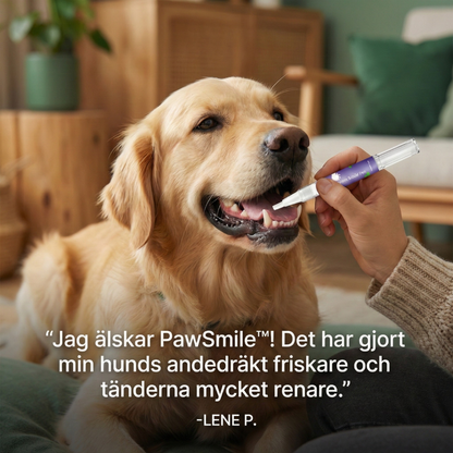 PawSmile™ – Skonsam Tandåterställande & Andefräschar Gelpenna för Husdjur