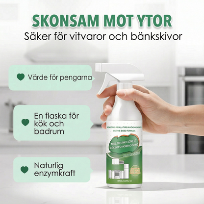 EnzyClean™ – Enzymbaserad Rengöringsspray För Köket Och Flera Ytor