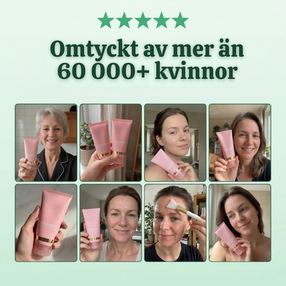 LunéaSkin™ – Återfuktande Bio-Kollagen Inpackande Nattmask Set