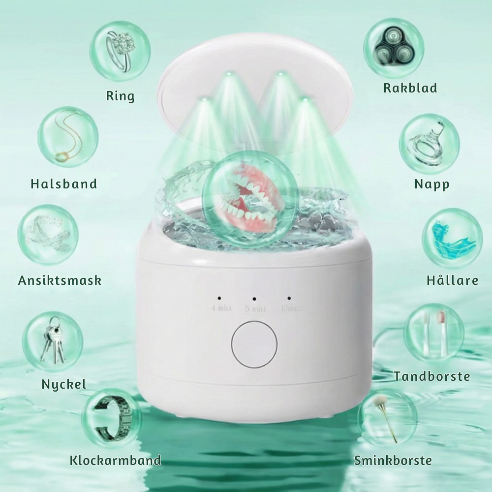 SmileSonic™ – Professionell Ultraljuds Rengöringsmaskin för Retainers