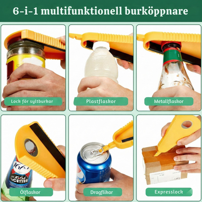 QuickPop™ – Multifunktionell Burk- och Flaskanöppnare