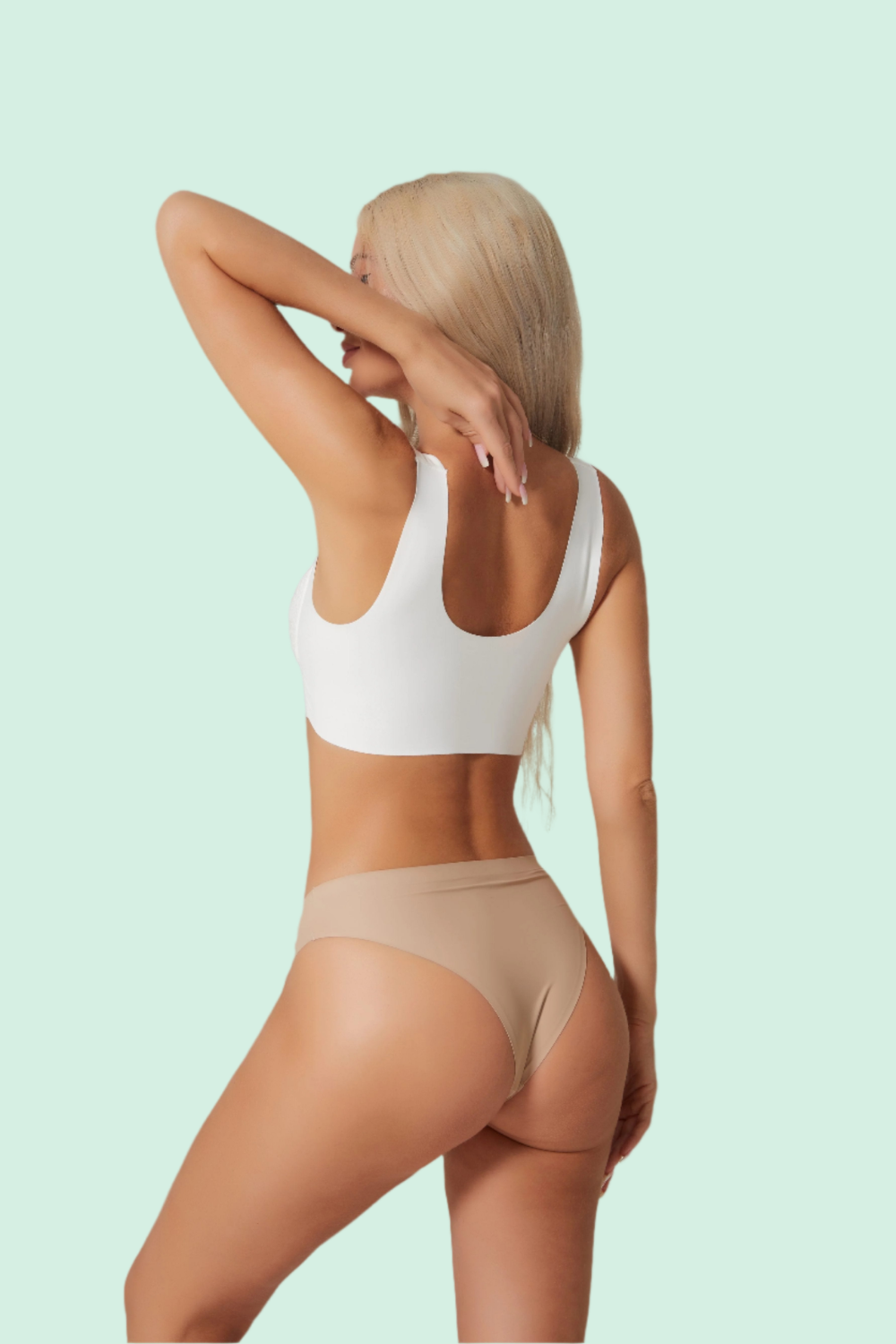 Selene™ – Sömlös Spets Push-Up BH med Stöd