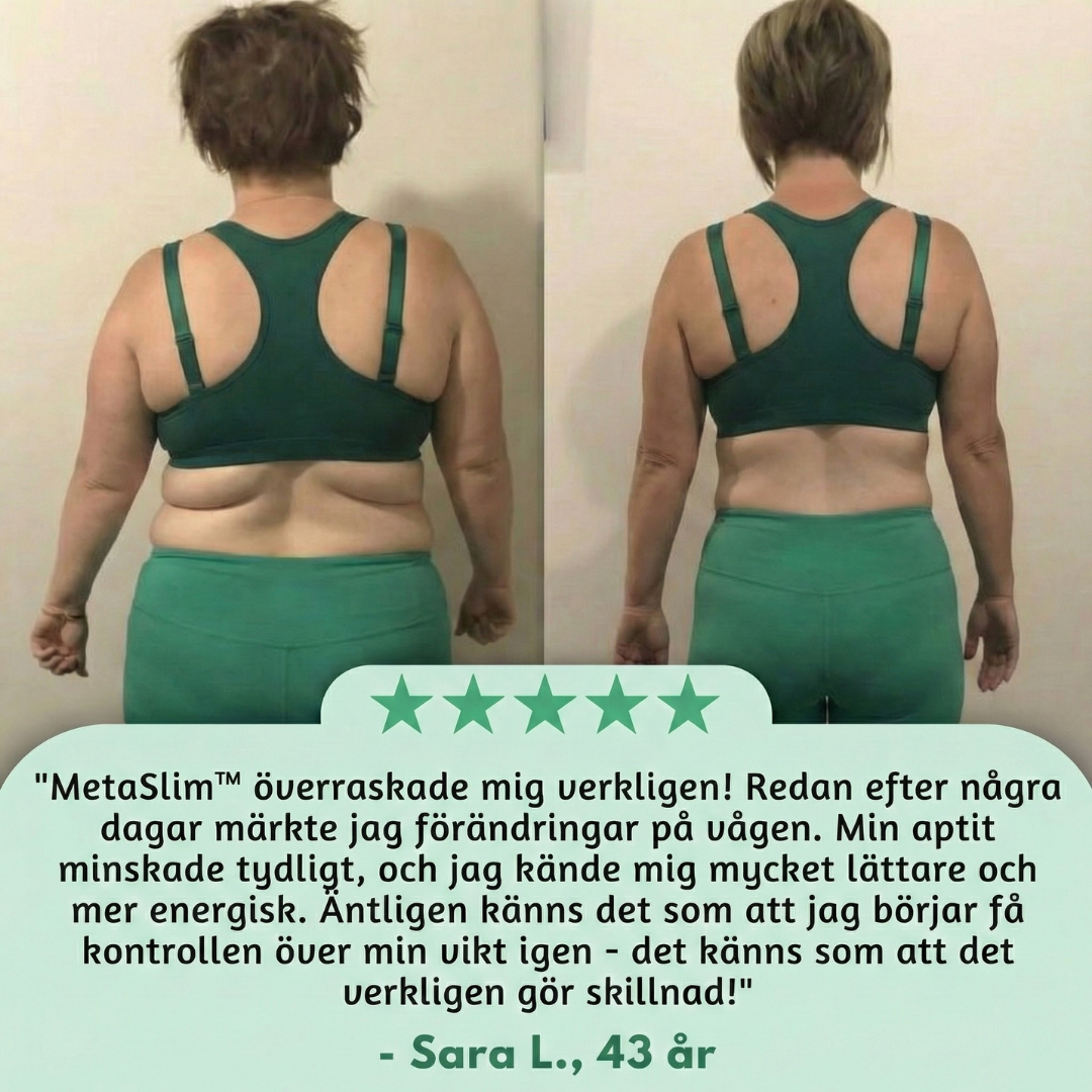 MetaSlim™ – Dagliga Kapslar för Aptit- och Ämnesomsättningsstöd