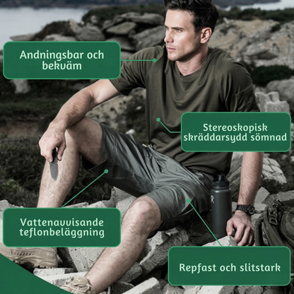 Arden™ – Vattentäta Taktiska Cargo-Shorts För Herrar Med Gratis Bälte