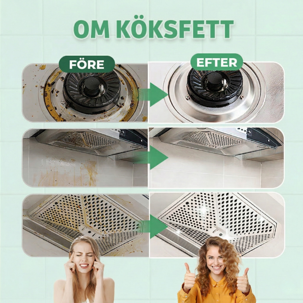 EnzyClean™ – Enzymbaserad Rengöringsspray För Köket Och Flera Ytor