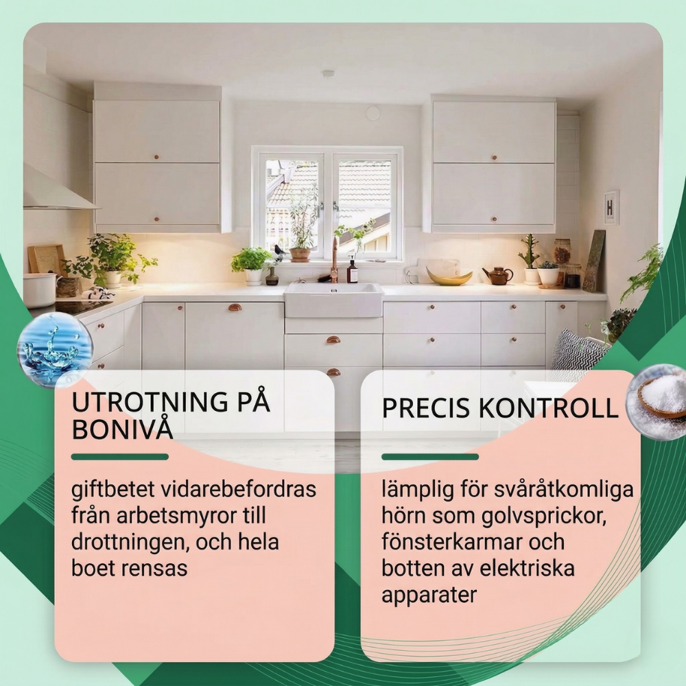 AntLure™ – Långvarigt Kit För Bekämpning Av Myror Med Flytande Bete