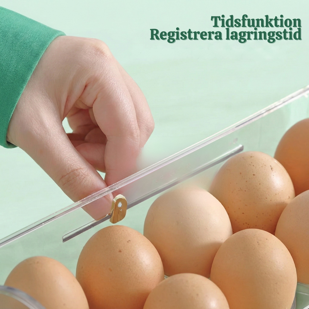 FreshNest™ – Flerskikts Självdispenserande Äggförvarings Organizer