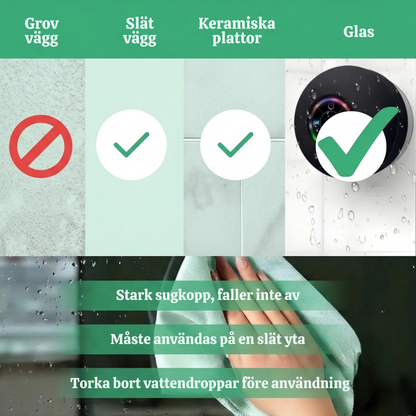 AquaTune™ – Vattentät Bluetooth Duschhögtalare