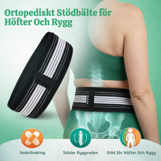 OrthoFlex™ – Ortopediskt Höft- & Ryggstöd Bälte