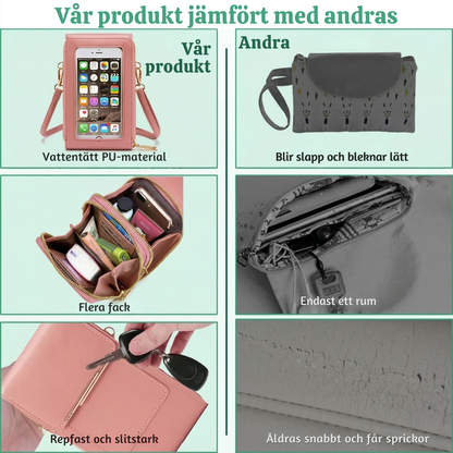 NexaCarry™ – Snygg Vattentät Stöldskyddad Crossbody-Väska För Telefon