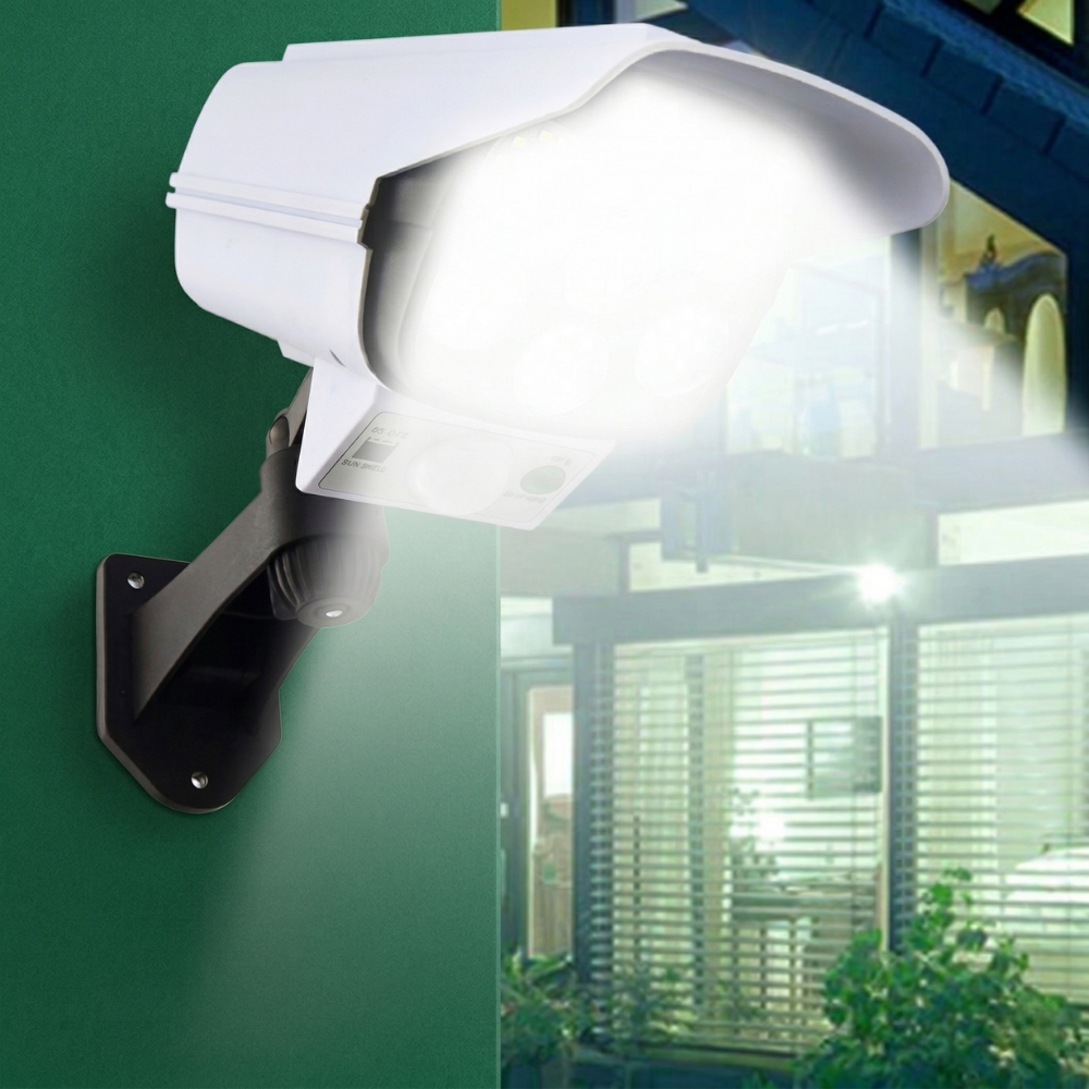 CamGuard™ – Högintensiv Soldriven Rörelsesensor Säkerhetslampa