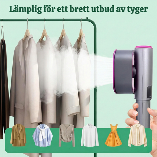SteamPro™ – Handhållen 2-i-1 Bärbar Klädångare