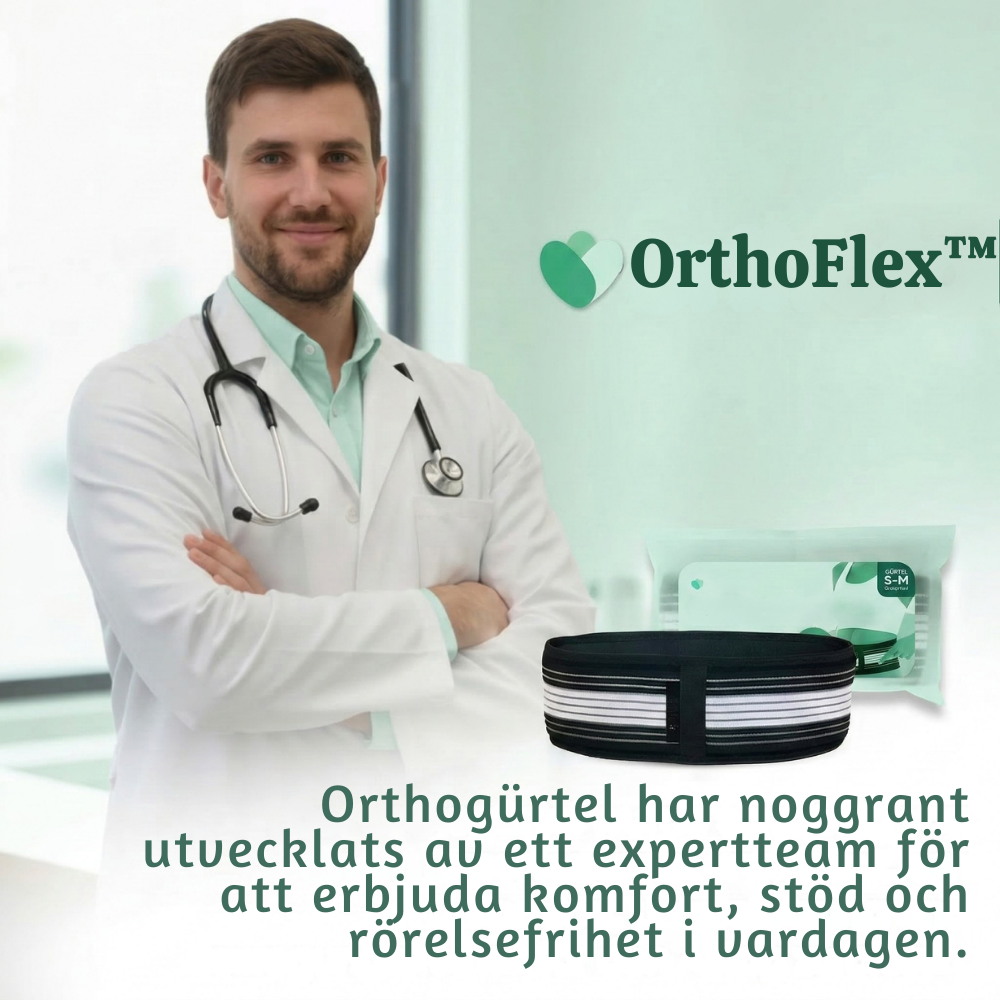 OrthoFlex™ – Ortopediskt Höft- & Ryggstöd Bälte