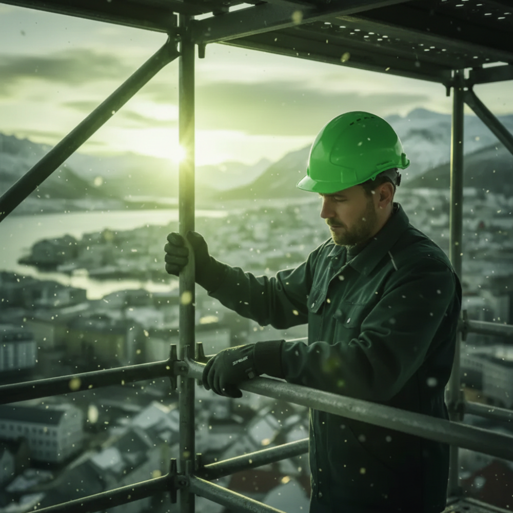 FrostLine™ – Nordiska Halksäkra Termiska Arbetshandskar för Vinter