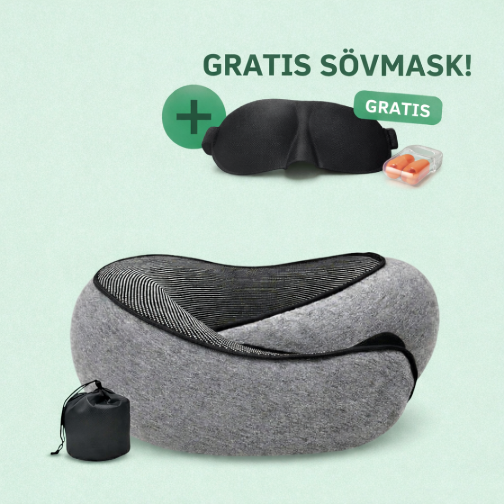 NeckNest™ – 360° Ergonomisk Resenackkudde