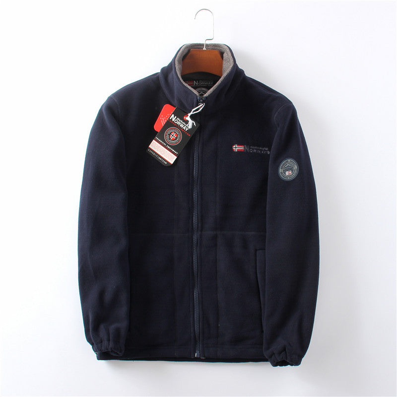 SnugPeak™ – Unisex Dubbellager Vadderad Fleecejacka