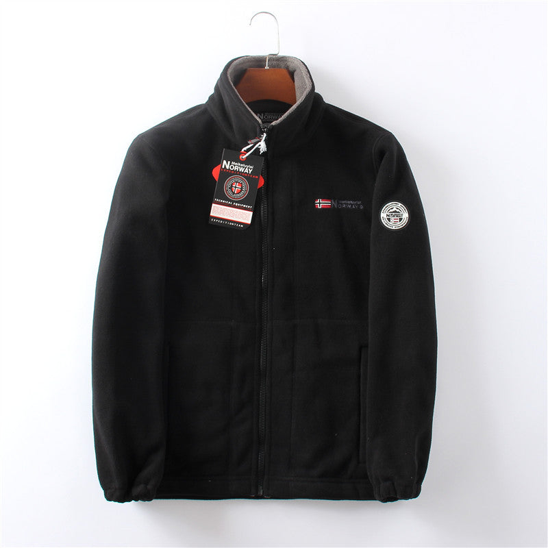 SnugPeak™ – Unisex Dubbellager Vadderad Fleecejacka