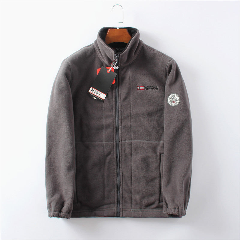 SnugPeak™ – Unisex Dubbellager Vadderad Fleecejacka