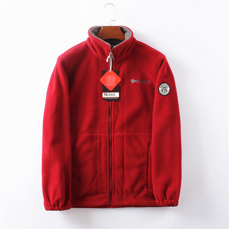 SnugPeak™ – Unisex Dubbellager Vadderad Fleecejacka