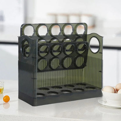 FreshNest™ – Flerskikts Självdispenserande Äggförvarings Organizer