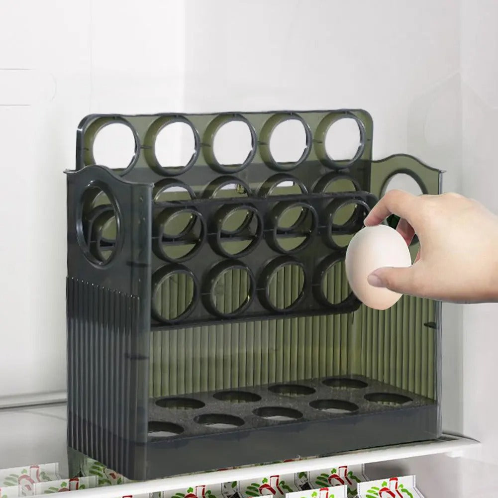 FreshNest™ – Flerskikts Självdispenserande Äggförvarings Organizer