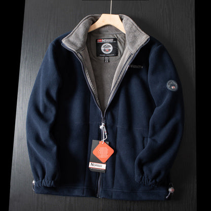 SnugPeak™ – Unisex Dubbellager Vadderad Fleecejacka
