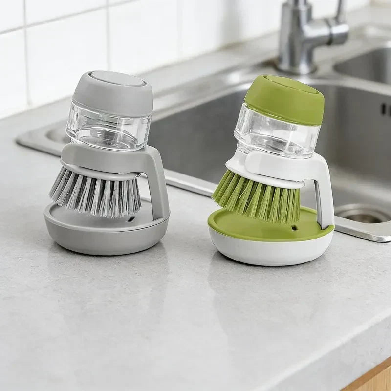 ScrubJet™ – Köks Skrubbborste med Inbyggd Tvåldispenser