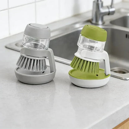 ScrubJet™ – Köks Skrubbborste med Inbyggd Tvåldispenser