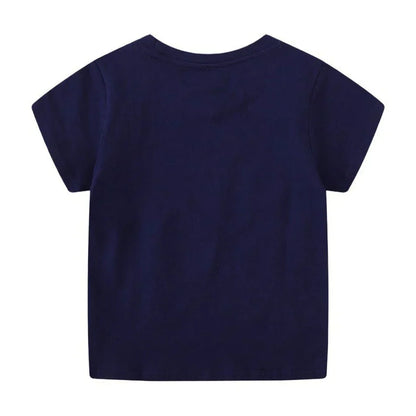 DinoGlow™ – Barn T-Shirt med Självlysande Dinosaurie