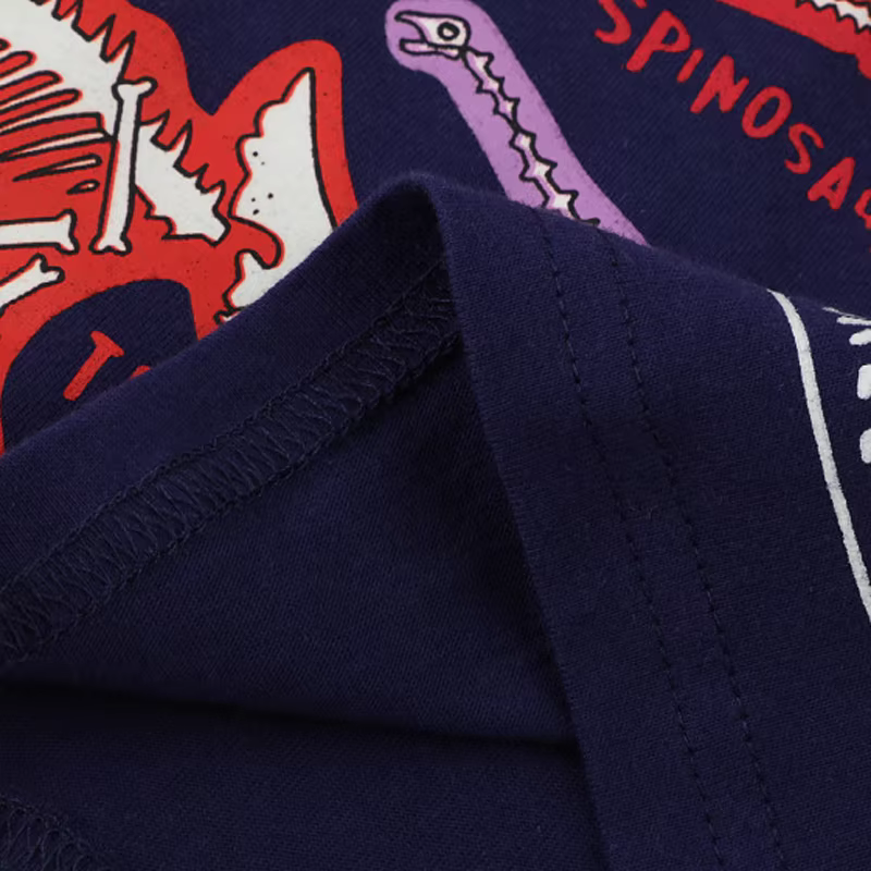 DinoGlow™ – Barn T-Shirt med Självlysande Dinosaurie